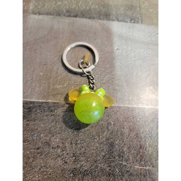 Disney Minnie mouse lime green orange key chain figure - Picture 2 of 4